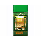 Cuprinol Natural Enhancing Teak Oil Exterior Woodcare, 1L Clear